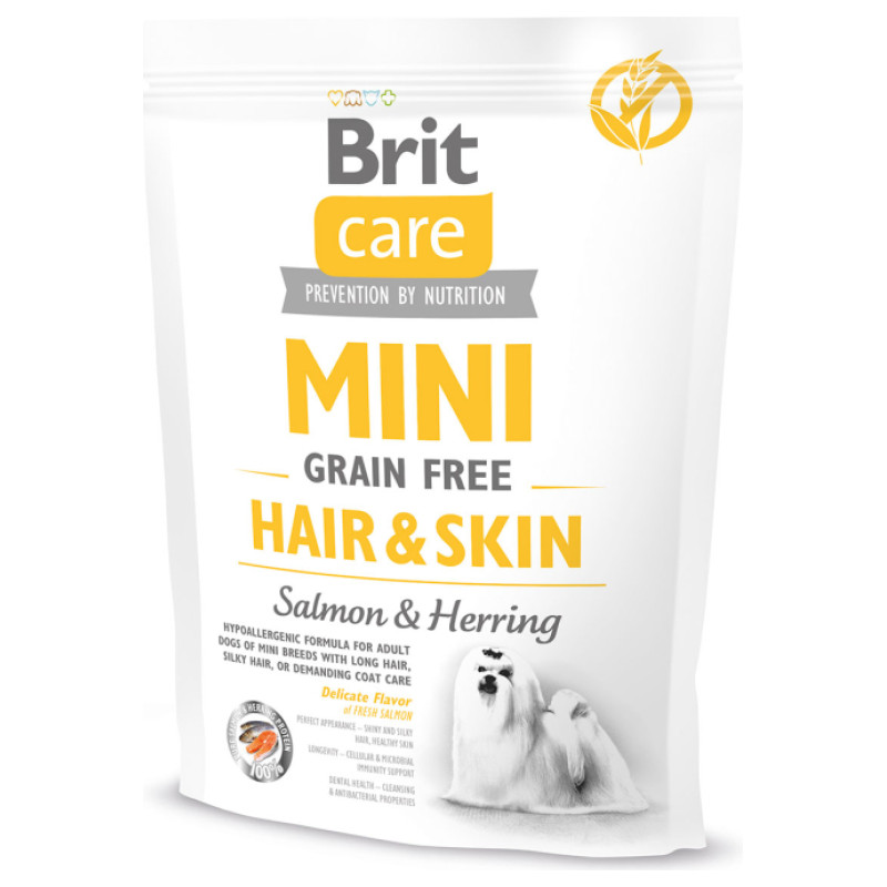 Brit Care Mini Hair & Skin 400 g