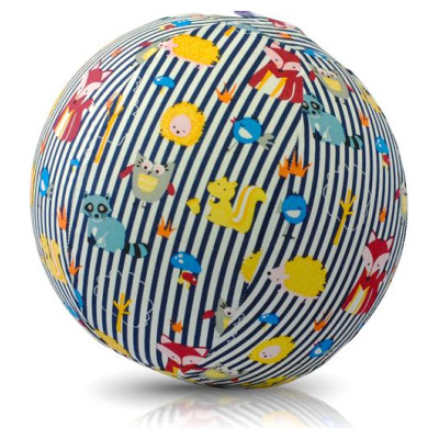 Bubabloon lateksa balons ar auduma pārvalku, Animal Stripes Blue - 040383