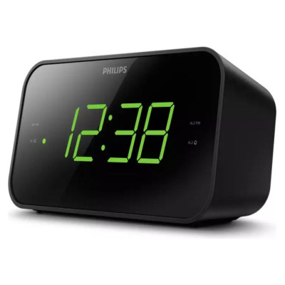 Philips radio pulkstenis, melns - TAR3306/12