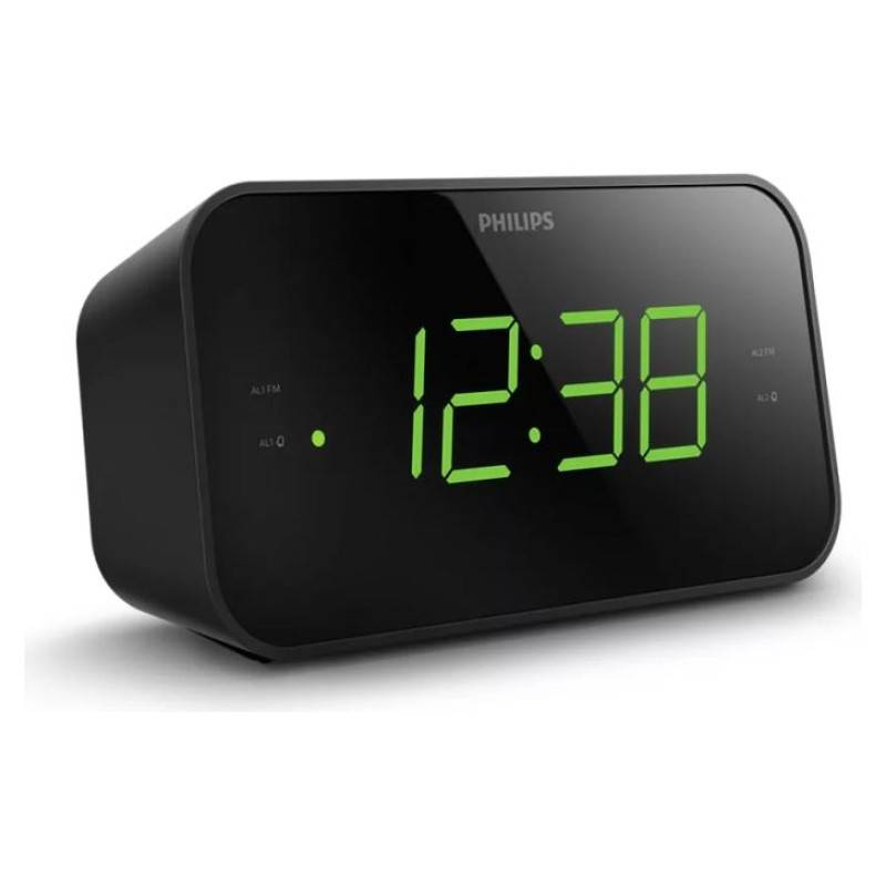 Philips radio pulkstenis, melns - TAR3306/12