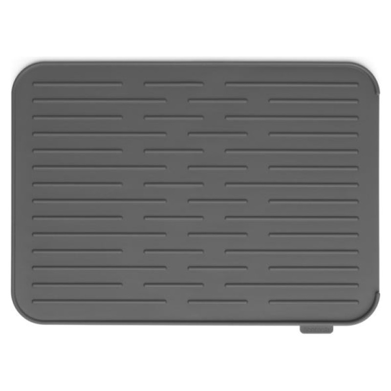 Brabantia Silikona trauku žāvē&scaron;anas paliktnis, dark grey - 117442