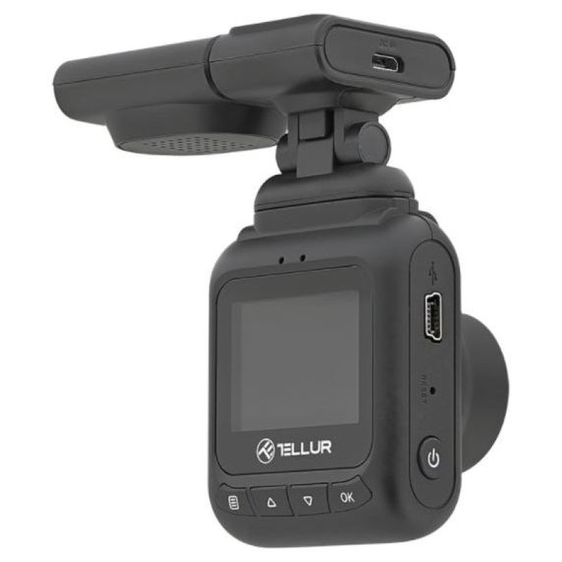 Tellur Dash Patrol DC2 FullHD 1080P, GPS Black