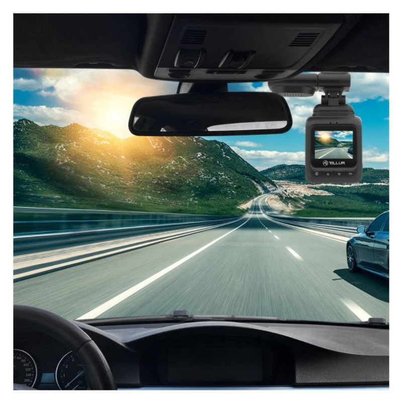 Tellur Dash Patrol DC2 FullHD 1080P, GPS Black