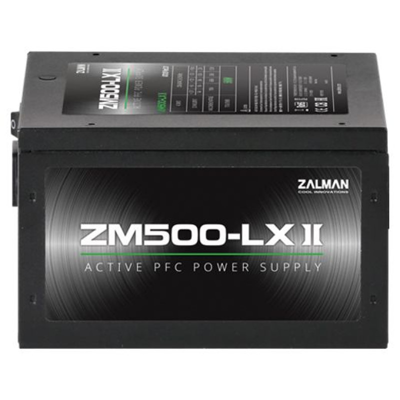 Zalman ZM500-LXII 500W, Active PFC, 85%