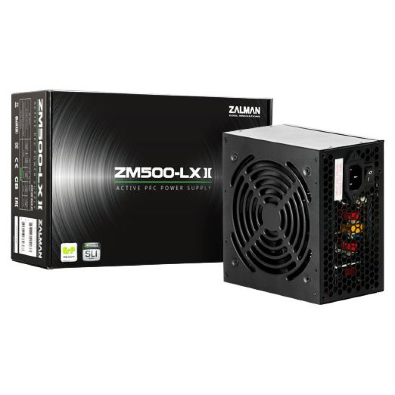 Zalman ZM500-LXII 500W, Active PFC, 85%