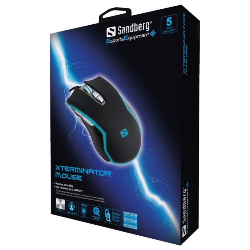 Sandberg 640-08 Xterminator Mouse 10000 DPI