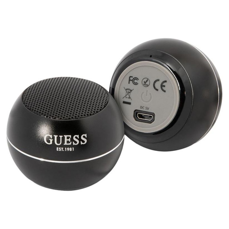Guess Mini Bluetooth Speaker 3W 4H Black