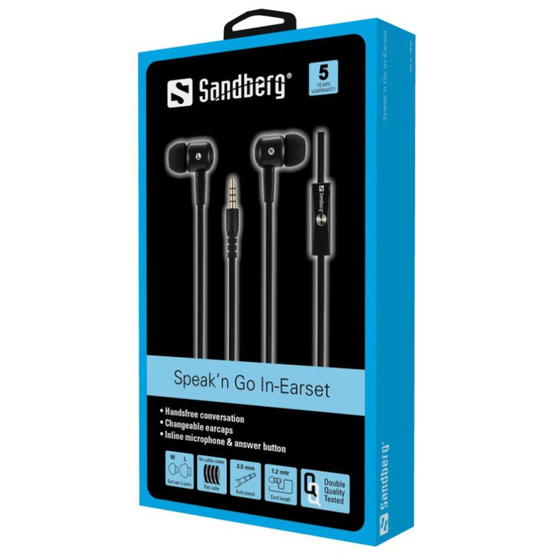Sandberg 125-62 Speak&rsquo;n Go In-Earset Black
