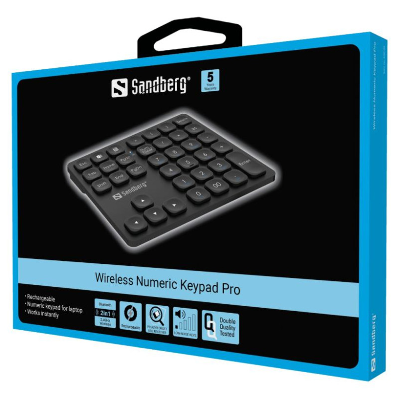 Sandberg 630-09 Wireless Numeric Keypad Pro