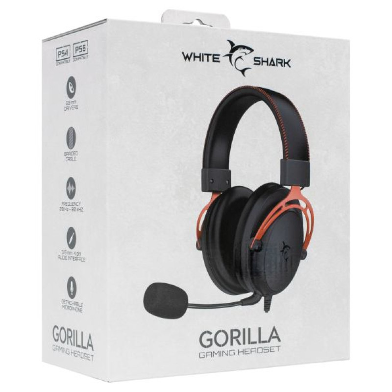 White Shark GH-2341 Gorilla Black/Red