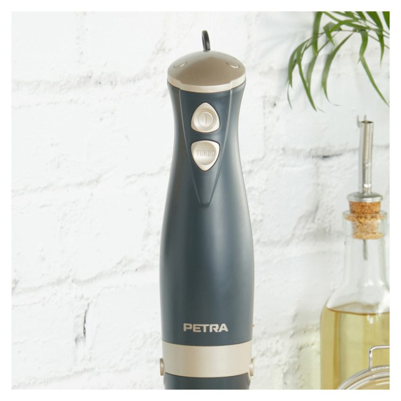 Petra PT5612BGRYVDE Hand blender blue grey/soft gold