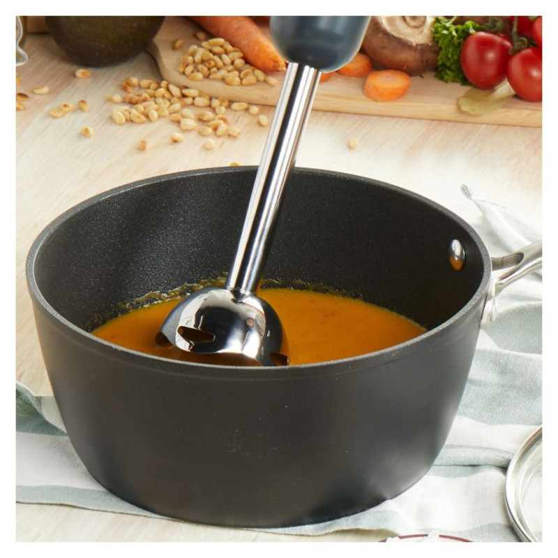 Petra PT5612BGRYVDE Hand blender blue grey/soft gold