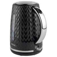 Petra PT3864BLKVDEEU10 Chevron Jug Kettle black