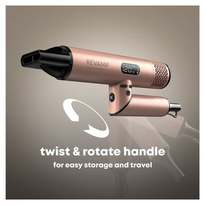 Revamp DR-6400GD-EU Dynamic Radiance x Shine Hair Dryer Gold