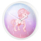 Hama 00186426 Child wall clock Magical Unicorn
