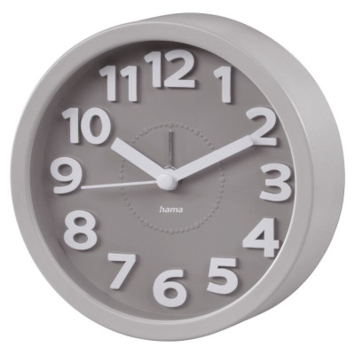 Hama 00186324 Retro Alarm Clock Grey