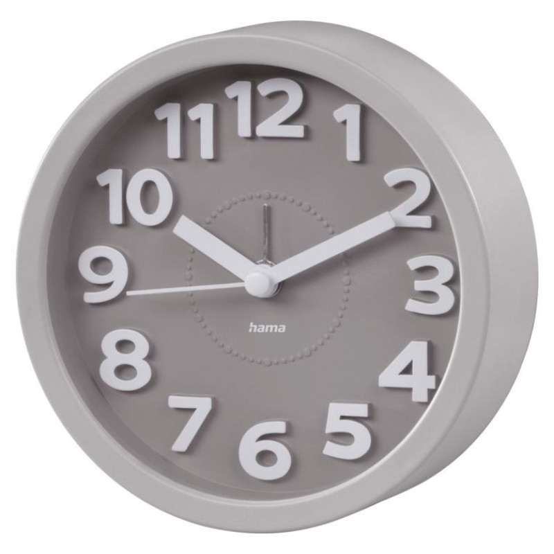 Hama 00186324 Retro Alarm Clock Grey