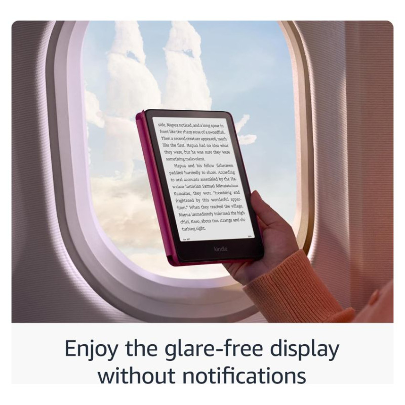 Amazon Kindle Paperwhite 12th Gen 16GB Wi-Fi Raspberry (2024)