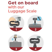 Salter 9500 BKCFEU12 Digital Luggage Scales