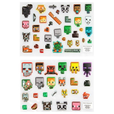 Paladone Minecraft Puffy Gadget Decals