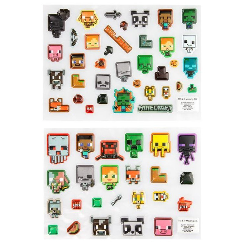 Paladone Minecraft Puffy Gadget Decals