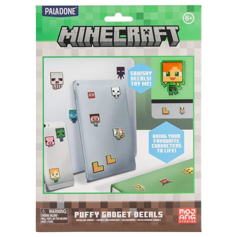 Paladone Minecraft Puffy Gadget Decals
