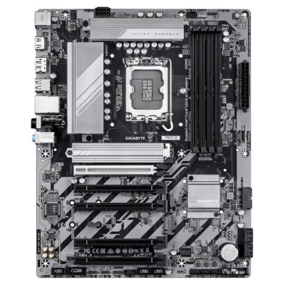 Gigabyte Mainboard|GIGABYTE|Intel B860 Express|LGA1851|ATX|Memory DDR5|5xPCI-Express 16x|2xM.2|1xHDMI|1xDisplayPort|1xAudio-In|1xAudio-Out|1xMicrophone|1xUSB 2.0|1xUSB 3.2|1xUSB-C|1xPS/2|1xRJ45|B860DS3HWIFI6E1.0