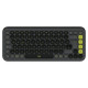 Logitech Klaviatūra Logitech POP ICON KEYS Graphite Green US