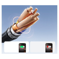 Joyroom S-A28 Flash Series 60W USB-C - USB-C cable 1m - black