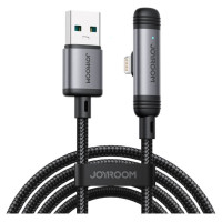 Joyroom S-A56 EnjoyX Series 90° USB-A - Lightning 3A cable 1.2m - black
