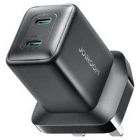 Joyroom JR-TCG17 45W 2 x USB-C wall charger (UK plug) - black