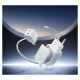 Joyroom JR-TCL05 45W GaN Wall Charger with Cable Organizer - White