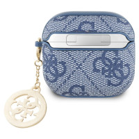 Guess 4G Strass Charm Case for AirPods 4 - Blue