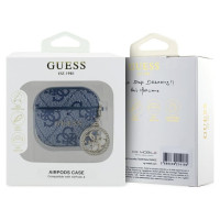 Guess 4G Strass Charm Case for AirPods 4 - Blue