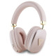Guess Metallic Triangle Logo Over-Ear Headphones - Pink