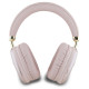 Guess Metallic Triangle Logo Over-Ear Headphones - Pink