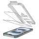 Tech-Protect Quick Set+ 2-pack tempered glass for iPhone 17 - black