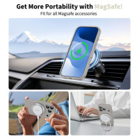 Tech-Protect Silicone MagSafe Case for iPhone 17 Pro Max - Gray