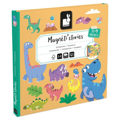 Janod Magnētiskie stāsti Dinozauri