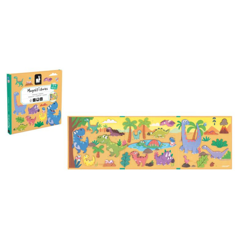 Janod Magnētiskie stāsti Dinozauri