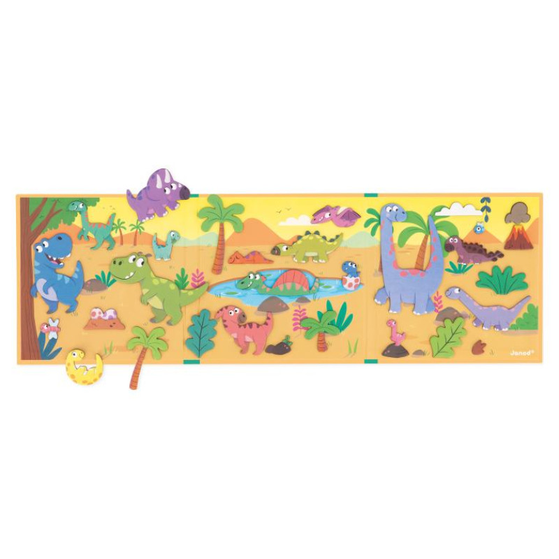 Janod Magnētiskie stāsti Dinozauri