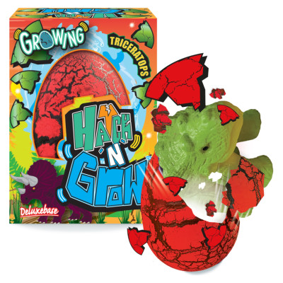 Deluxebase Hatch &acute;N&acute; Grow, Triceratops