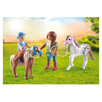 Playmobil HORSES OF WATERFALL Jāšanas stallis 71494