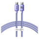 Baseus CAJY000701 USB-C - USB-C PD cable 100W 5A 480Mb/s 1.2m - purple