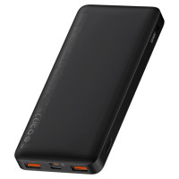 Baseus Bipow Fast Charging Power Bank 10000mAh 20W Black (Overseas Edition) + USB-A - Micro USB 0.25m Black Cable (PPBD050301)