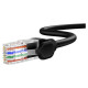 Baseus High Speed ​​Cat 5 RJ-45 1000Mb/s Ethernet cable 8m round - black
