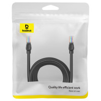 Baseus High Speed ​​Cat 5 RJ-45 1000Mb/s Ethernet cable 8m round - black