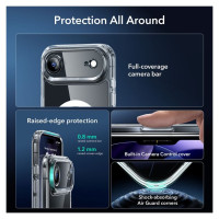 ESR Classic Hybrid MagSafe + Tempered Glass Set for iPhone 17 Air - Clear