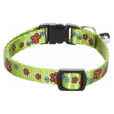 Flamingo kakla siksna kaķiem 20-35cm x10mm green