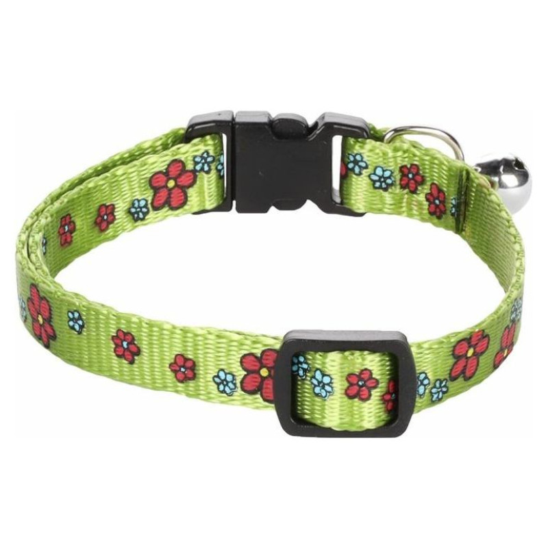 Flamingo kakla siksna kaķiem 20-35cm x10mm green